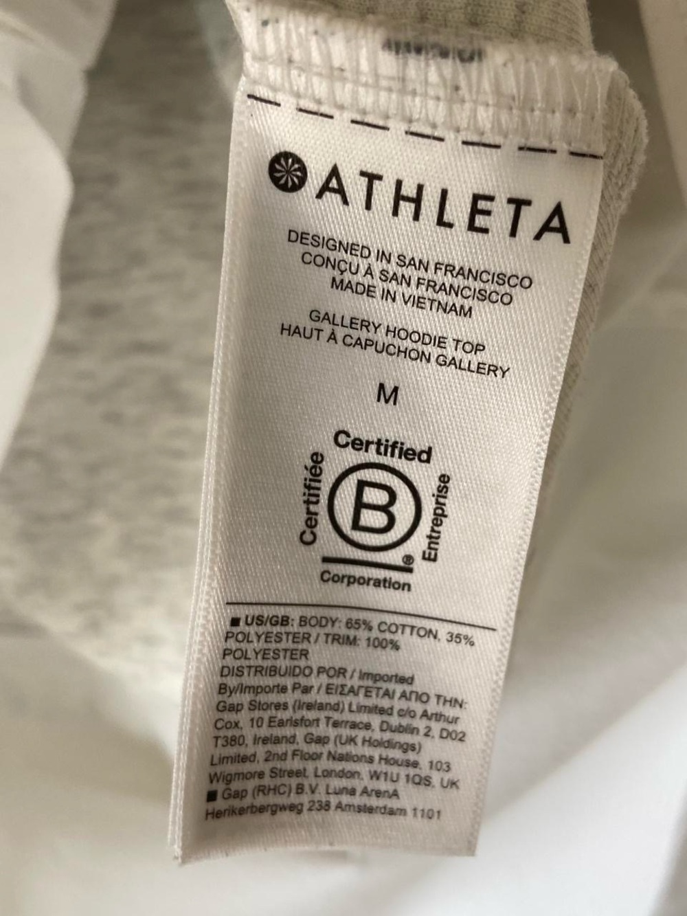 Athleta Top Shirt Gallery Layered Hoodie Pullover - Picture 7 of 8